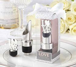 "LOVE" Chrome Pourer/Bottle Stopper  