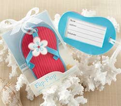 "Flip-Flop" Beach-Themed Luggage Tag  